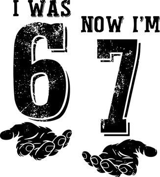 I Was 6 Now I Am 7 SVG, 6 7 Hands Svg svg, 7th Birthday svg