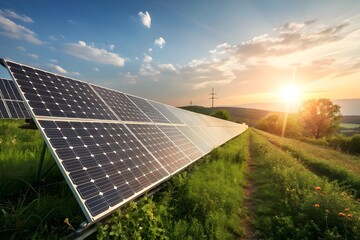 solar panels on the roof
