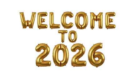 Welcome to two thousand and twenty six balloon letters