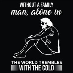 We are gathering the whole family what could go wrong. Family reunion text design. Vintage lettering for social get togethers with the family and relatives.