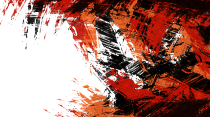 Abstract background black, orange and red color grunge scratch concept