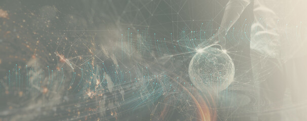 Global Network Technology with Digital Data Flow