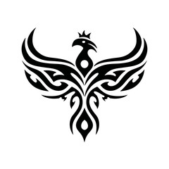 Phoenix symbol artistic design tattoo art creative studio minimalist approach transformation concept