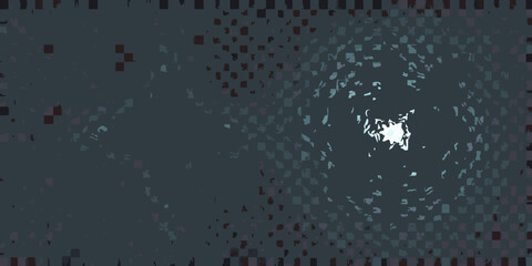 Abstract dark blue and white mosaic with central light