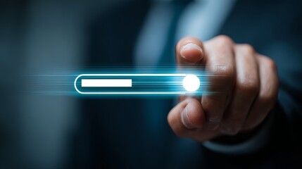 Engage audiences with this vibrant progress bar, perfect for modern tech presentations and innovative digital marketing campaigns today