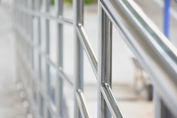 Stainless steel handrail for patients