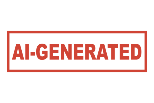 AI Generated stamp sign, ai-generated seal sign illustration in PNG isolated on transparent background