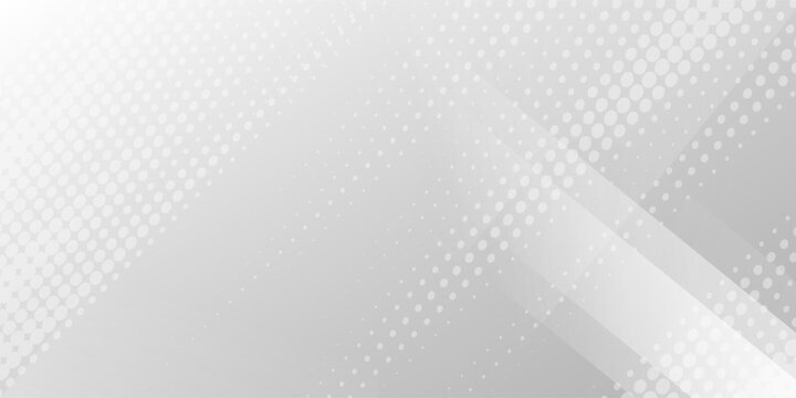 White geometric gradient with dot pattern forms a seamless, modern abstract background—ideal for corporate designs, minimalist web templates, presentations, and branding