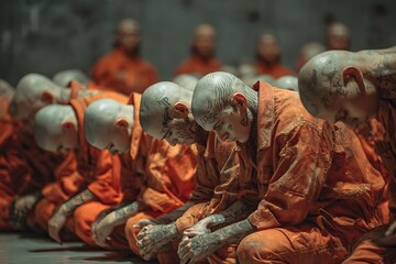 Members of a band tuned up in prison