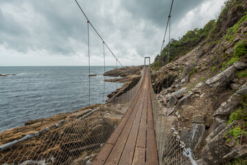 H&auml;ngebr&uuml;cke im Tsitsikamma Nationalpark in S&uuml;dafrika
