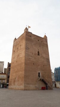 Tower of Torrent Castle in the Valencian Community