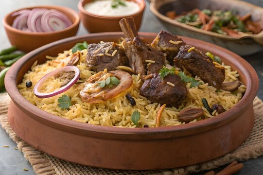 Mutton laham mandi 