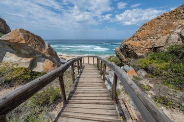 Wanderweg im Robberg Nature Reserve in S&uuml;dafrika