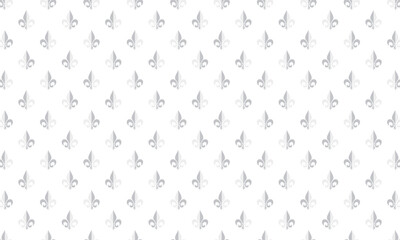 色が半分に分かれたモダンなフルールドリスのモダンな模様