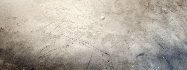 Close-Up of a Scratched Concrete Surface in a Skateboard Park Under Soft Natural Light