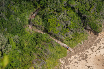 Blick auf die Wanderwege in Knysna in S&uuml;dafrika