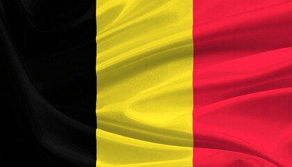 Fototapeta premium flag of Belgium