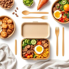 Healthy lunch box ideas for work school picnic balanced diet nutrition food prep meal planning recipes