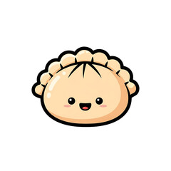 Obraz premium Cute Dumpling Cartoon.
