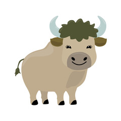 Sleek Flat Cow Icon Minimal Farm Identity Design