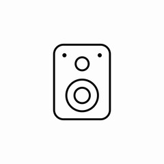 audio loudspeaker box icon sign vector © Hicran