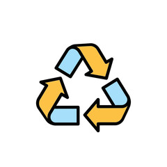 Embrace Sustainability with a Modern Recycling Symbol, Perfect for Eco-Friendly Projects and Promoting Environmental Awareness in Your Designs