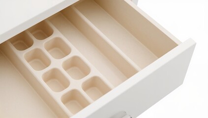 Modern children room furniture organizer drawer with multiple compartments for efficient toy and accessory storage