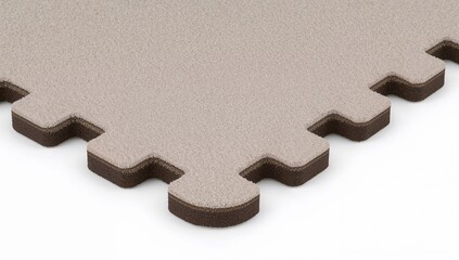 Soft foam puzzle floor mat for children room furniture, interlocking play mat for kids nursery, safe nonslip cushioned rug, modern neutral design