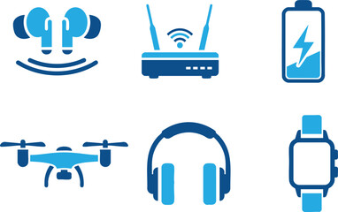 Computer Technology and Electronic Devices Icon