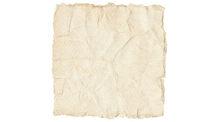 old paper isolated on white