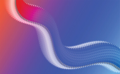 Vibrant abstract color wave with dynamic colorful gradient background design