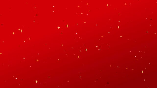 4k seamless loop, abstract moving gradient red background with star overlay, concept for luxury, copy space, title, valentine, greeting overlay, congratulation, festival, seasonal, christmas, holiday
