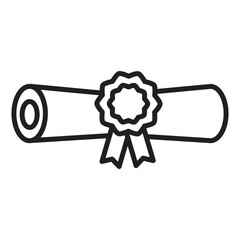 Graduation Achievement Roll Sealed Celebration Success Milestone Diploma Degree Completion Certificate Learning