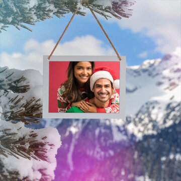 Winter Forest Photo & Text Slideshow &ndash; Snowy Holiday Memories Animation (Square Format)
