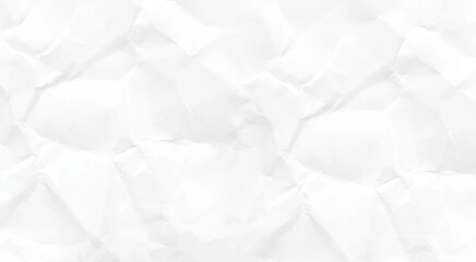 white crumpled paper texture background, Crumpled, Wrinkled of white paper texture background.