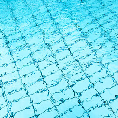 abstract background of blue water