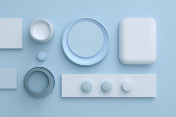 white pills on black background