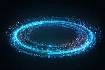 Blue Light Ring Motion