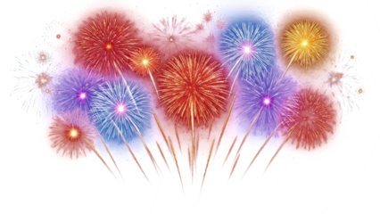 Golden firework texture, thin  stroke lines. Isolated png illustration, transparent background. Design  for overlay, montage, texture. Happy new year concept.