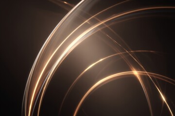 abstract fractal background with gold