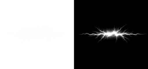 white horizontal lightning burst overlay with glowing electric energy