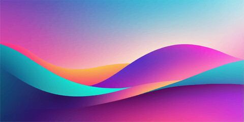 Abstract colorful wave background design with flowing light lines and dynamic motion shapes