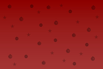 motifs décoration de noël sur fond rouge