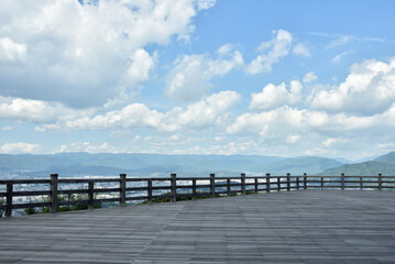 将軍塚青龍殿　大舞台から見る京都市内(京都市山科区)