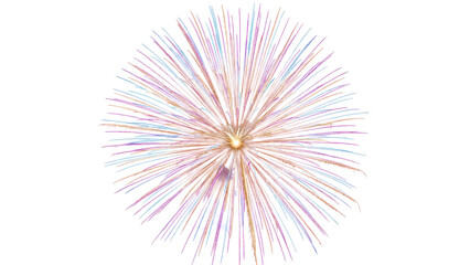 Naklejka premium Golden firework texture, thin stroke lines. Isolated png illustration, transparent background. Design for overlay, montage, texture. Happy new year concept.