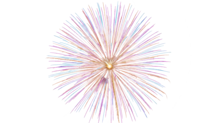 Golden firework texture, thin  stroke lines. Isolated png illustration, transparent background. Design  for overlay, montage, texture. Happy new year concept.