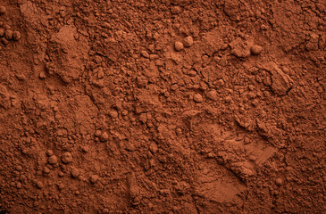 Cocoa powder chocolate texture background
