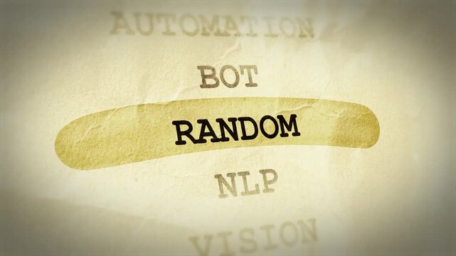 Random Text Highlight Animation &ndash; Documentary Style Effect