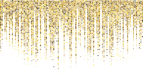 Golden Glitter Rain