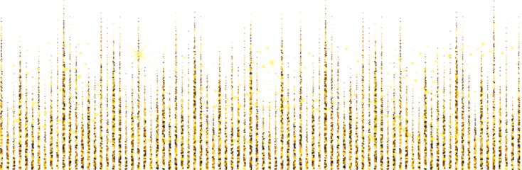 Golden Glitter Footer